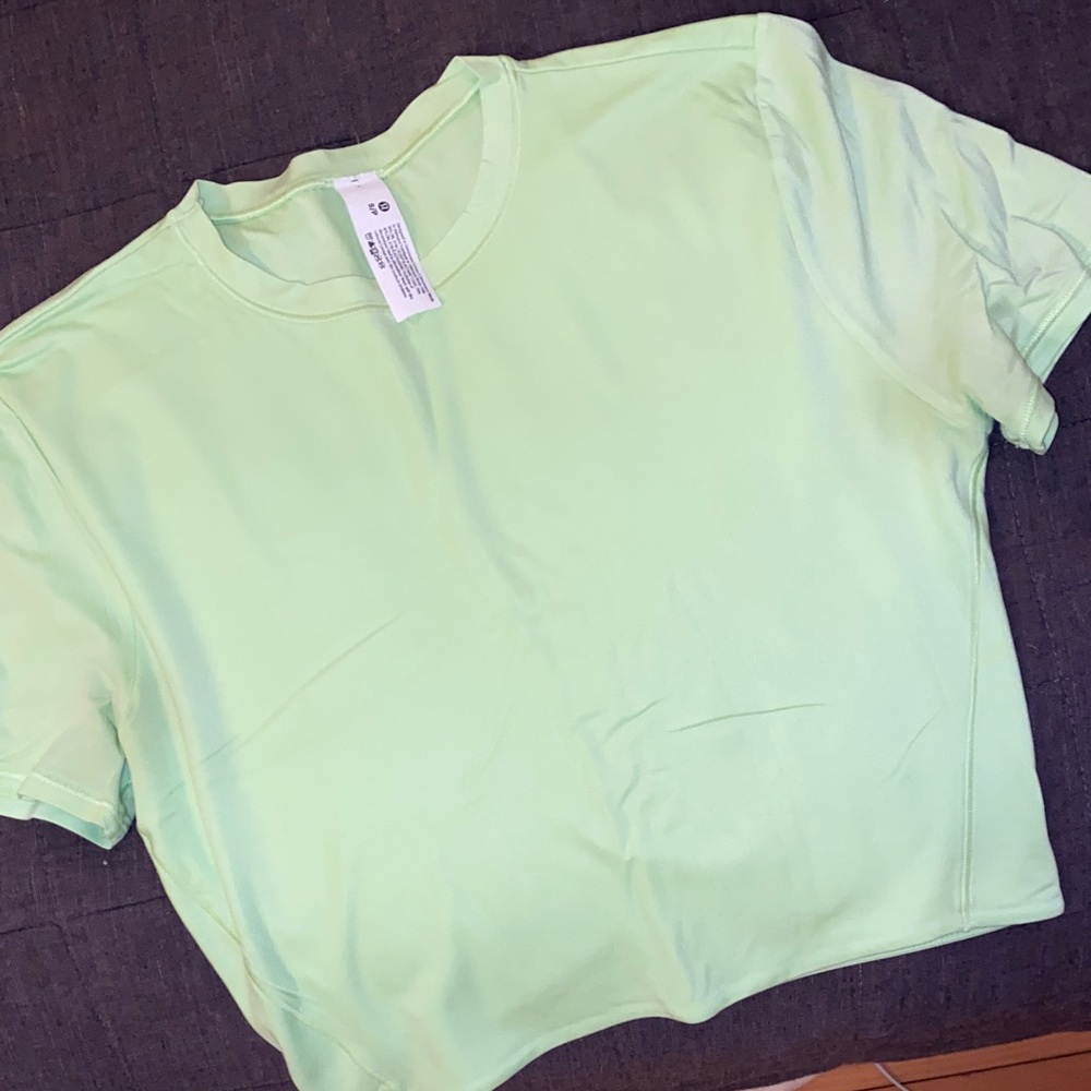 Lime Green Lululemon Workout Top
